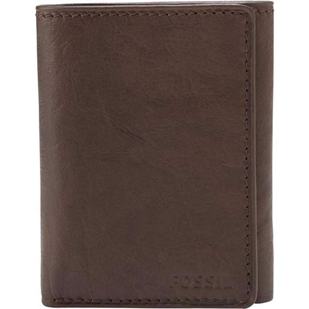 Classic Leather Trifold Wallet for Men